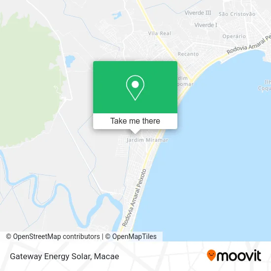 Gateway Energy Solar map