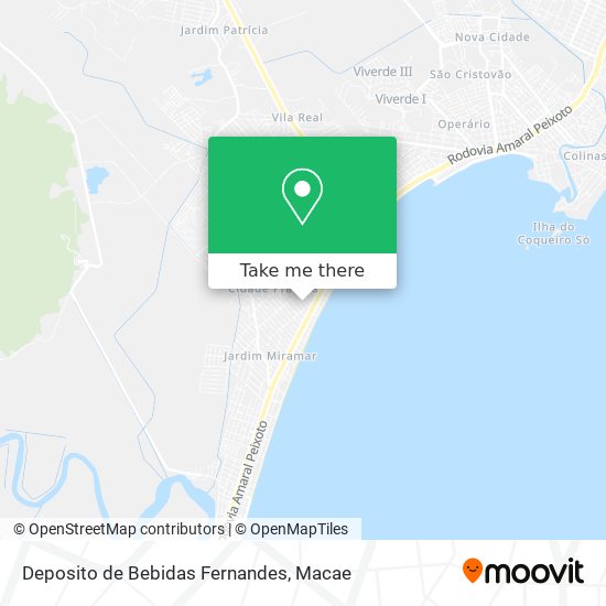 Deposito de Bebidas Fernandes map