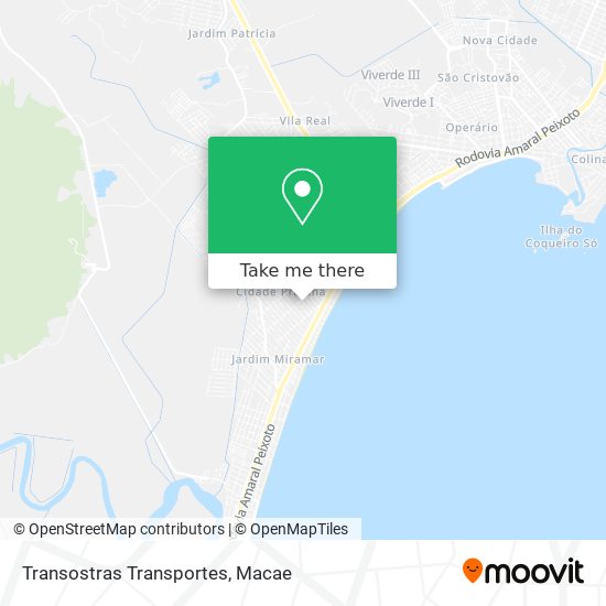 Transostras Transportes map