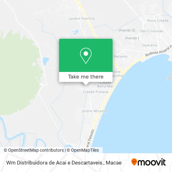 Wm Distribuidora de Acai e Descartaveis. map