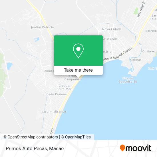 Primos Auto Pecas map