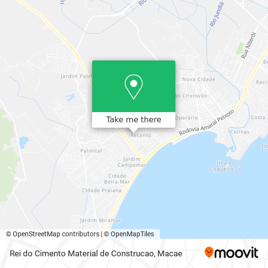 Rei do Cimento Material de Construcao map