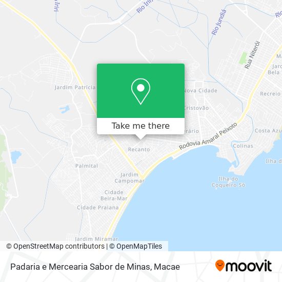 Padaria e Mercearia Sabor de Minas map
