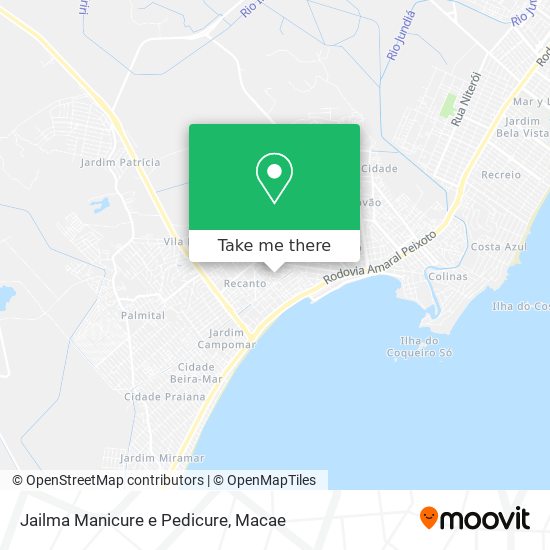 Jailma Manicure e Pedicure map