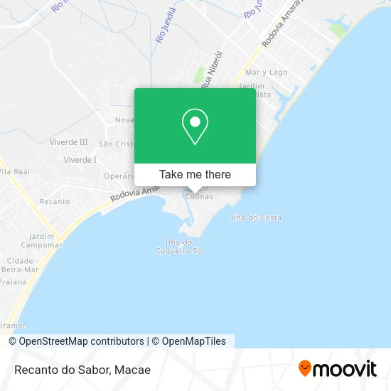 Recanto do Sabor map