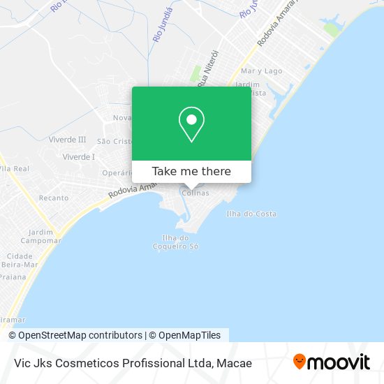 Vic Jks Cosmeticos Profissional Ltda map