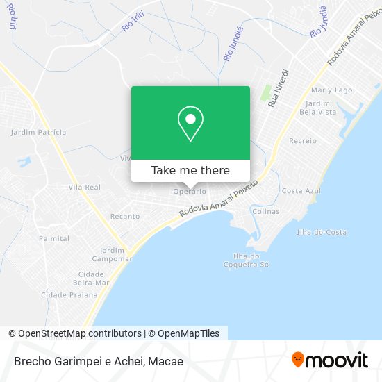 Brecho Garimpei e Achei map