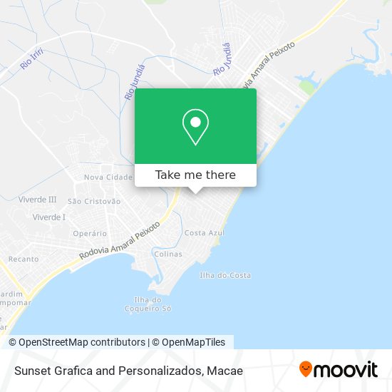 Sunset Grafica and Personalizados map