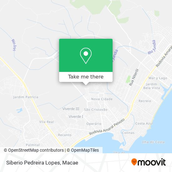 Siberio Pedreira Lopes map