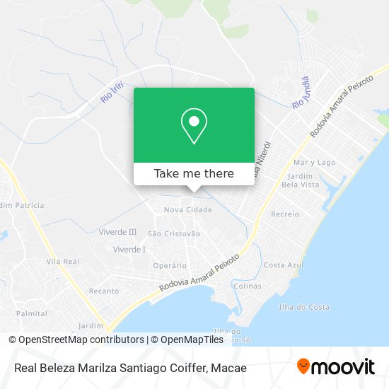Real Beleza Marilza Santiago Coiffer map