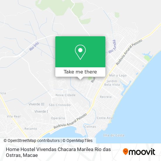 Home Hostel Vivendas Chacara Marilea Rio das Ostras map