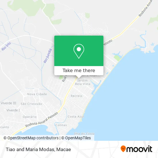 Tiao and Maria Modas map