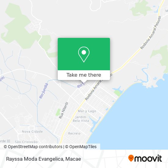 Rayssa Moda Evangelica map