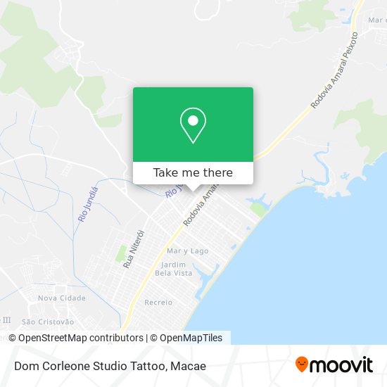 Dom Corleone Studio Tattoo map
