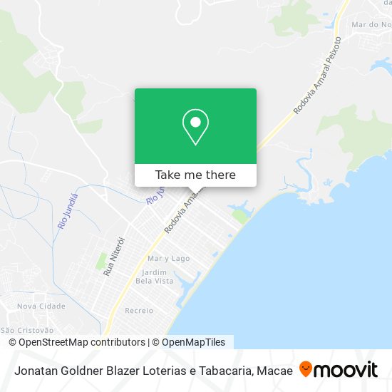 Jonatan Goldner Blazer Loterias e Tabacaria map