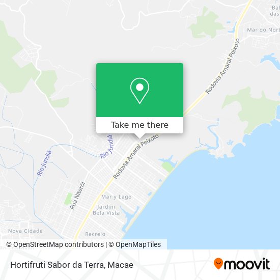 Hortifruti Sabor da Terra map