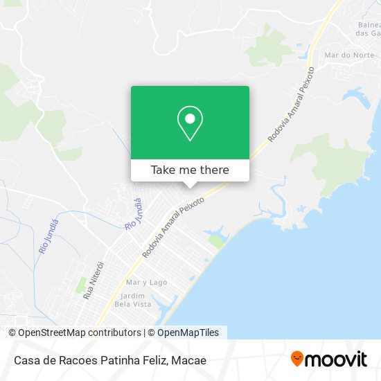 Casa de Racoes Patinha Feliz map