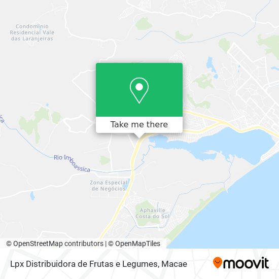 Lpx Distribuidora de Frutas e Legumes map