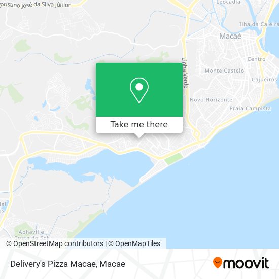 Delivery's Pizza Macae map