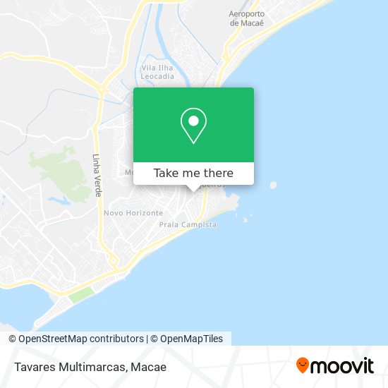 Tavares Multimarcas map