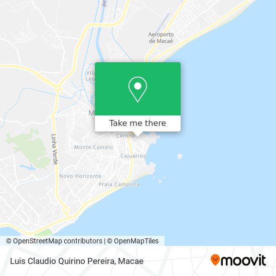 Luis Claudio Quirino Pereira map