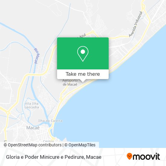 Gloria e Poder Minicure e Pedirure map