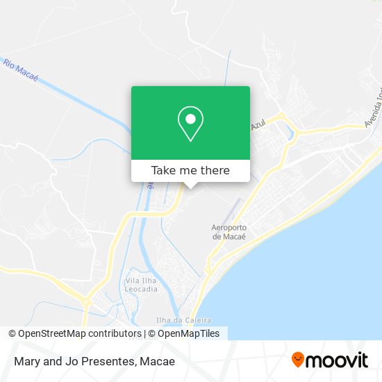 Mary and Jo Presentes map