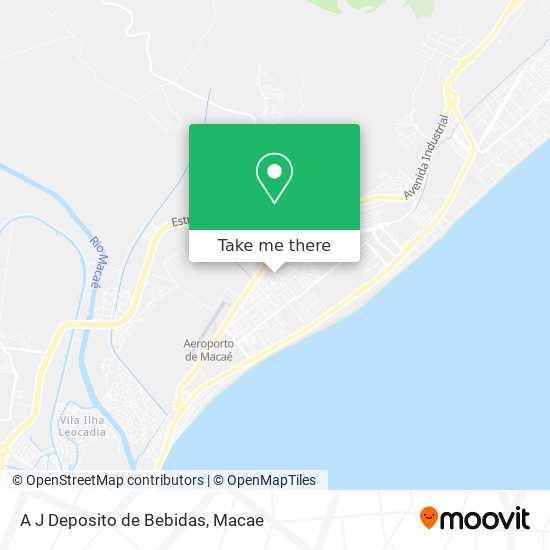 A J Deposito de Bebidas map