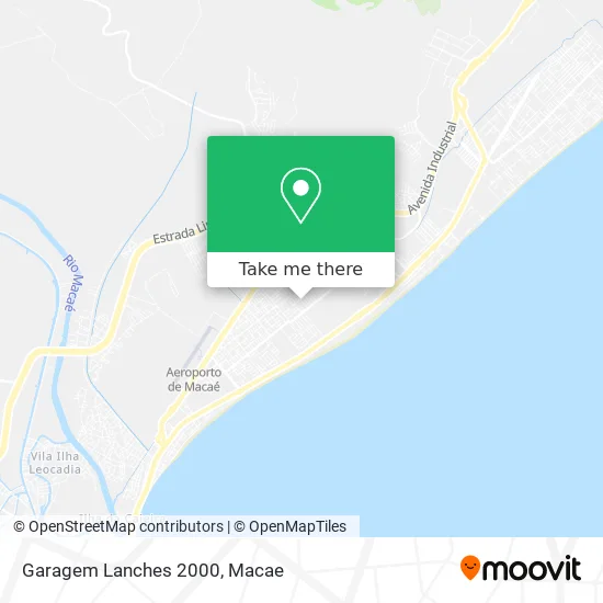 Garagem Lanches 2000 map