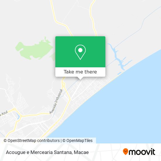 Mapa Acougue e Mercearia Santana