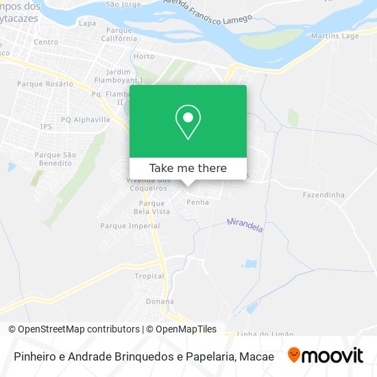 Pinheiro e Andrade Brinquedos e Papelaria map