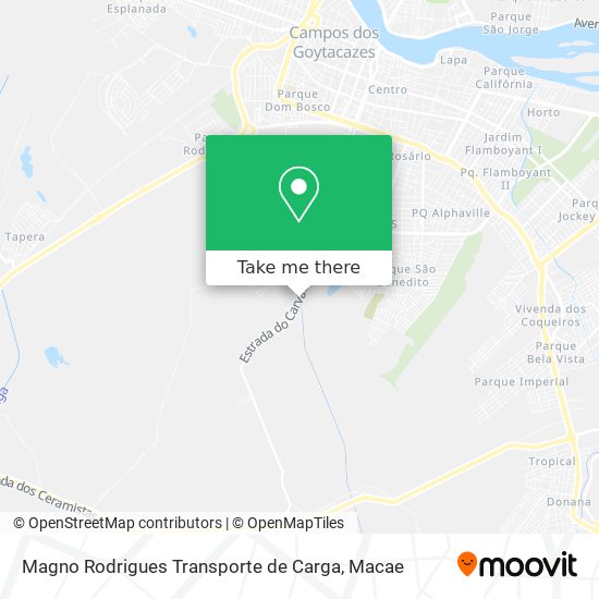 Magno Rodrigues Transporte de Carga map