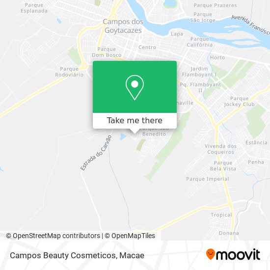 Campos Beauty Cosmeticos map