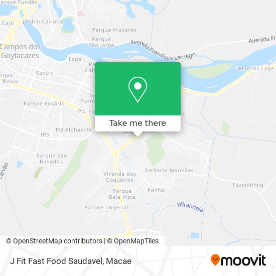 J Fit Fast Food Saudavel map