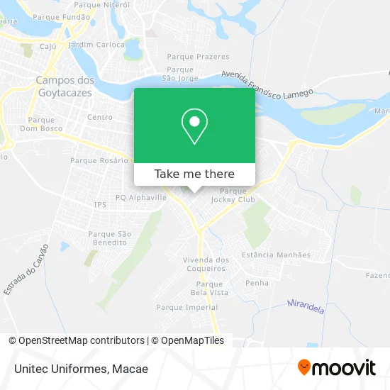 Unitec Uniformes map