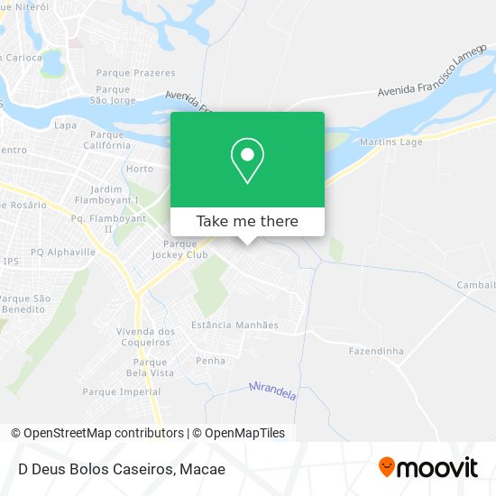 D Deus Bolos Caseiros map