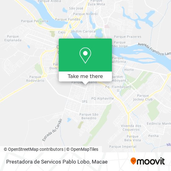 Prestadora de Servicos Pablo Lobo map