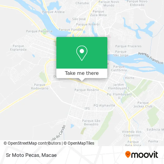Sr Moto Pecas map