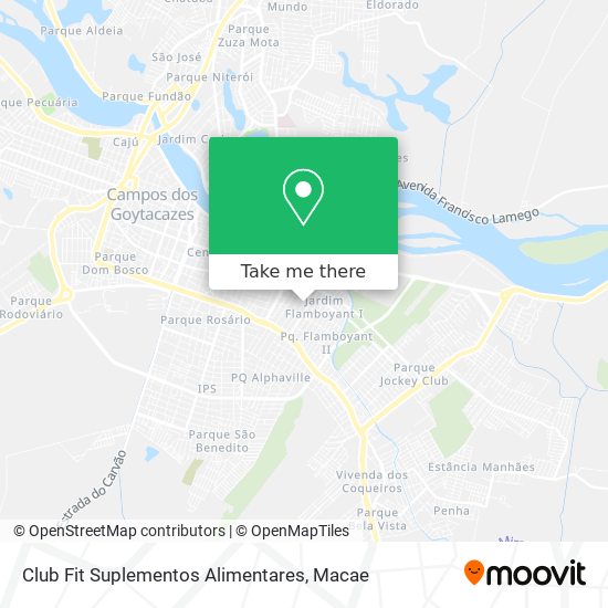 Mapa Club Fit Suplementos Alimentares