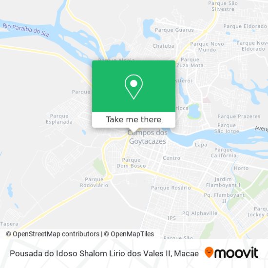 Pousada do Idoso Shalom Lirio dos Vales II map