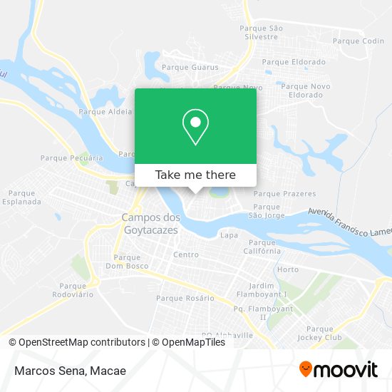 Marcos Sena map