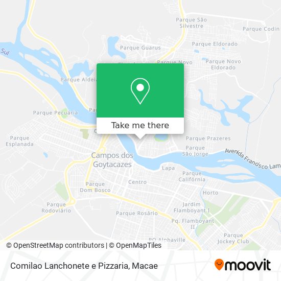 Comilao Lanchonete e Pizzaria map