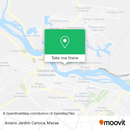 Aviario Jardim Carioca map