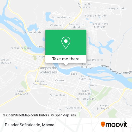 Paladar Sofisticado map
