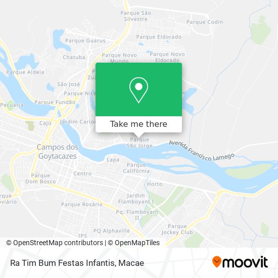 Ra Tim Bum Festas Infantis map