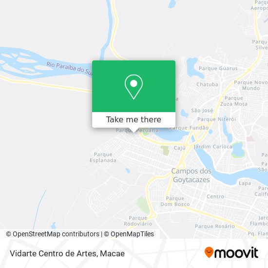 Vidarte Centro de Artes map