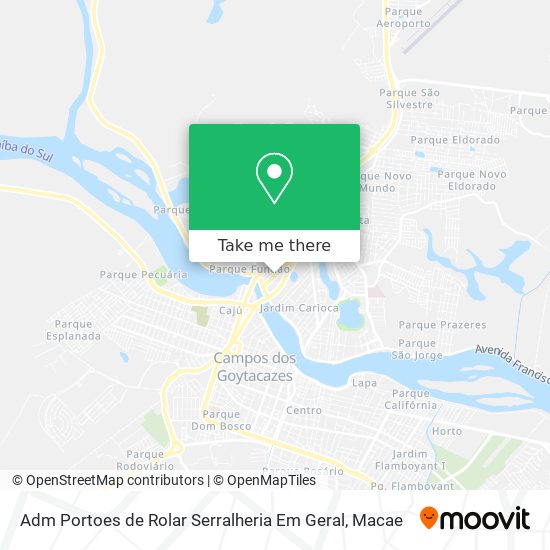 Adm Portoes de Rolar Serralheria Em Geral map
