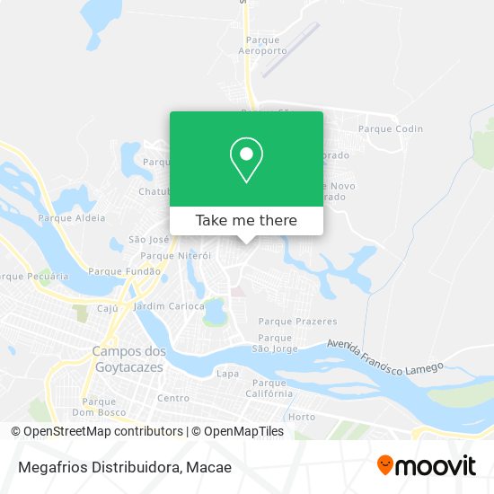 Megafrios Distribuidora map