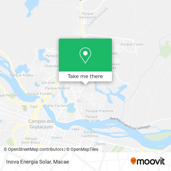 Inova Energia Solar map