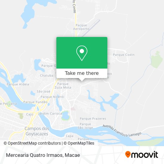 Mercearia Quatro Irmaos map